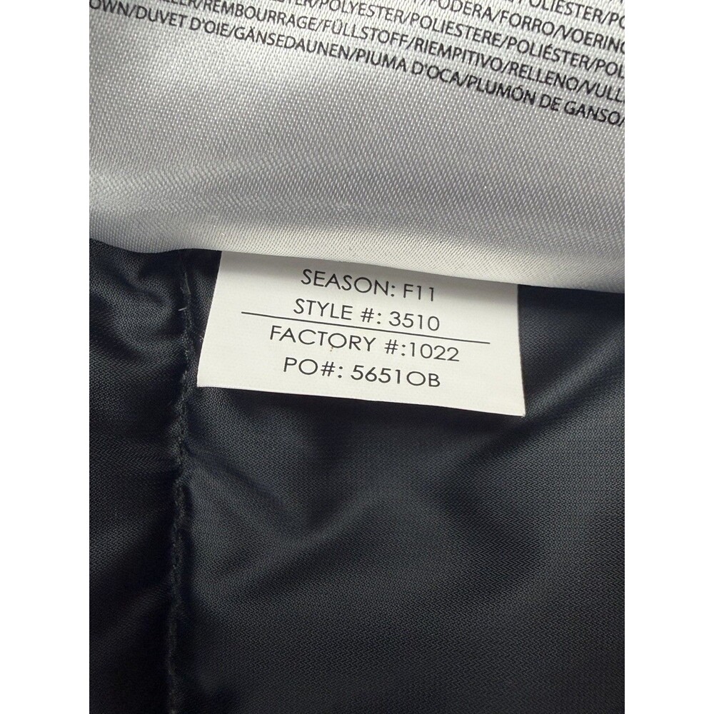 Spyder Jacket Mens XL Black Puffer Full Zip Lightweight Insulated Down Outdoor - Picture 11 of 11